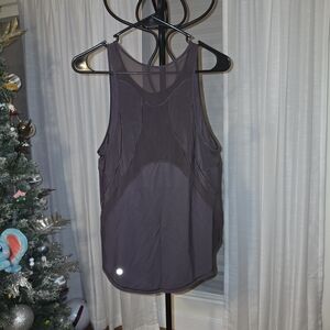 lululemon athletica Sheer Gray Tank Top